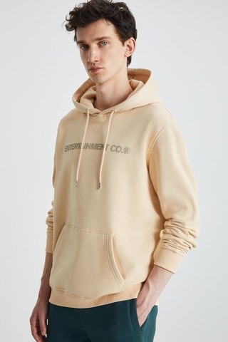 Sweat à capuche - Beige