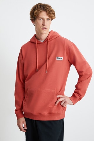 Sweat à capuche - Rouille