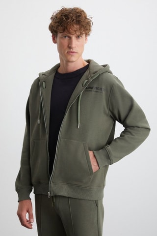 Sweat à capuche - Kaki