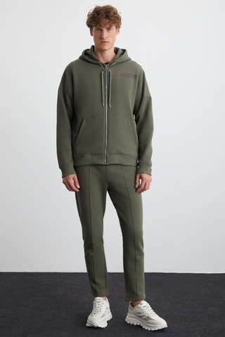 Sweat à capuche - Kaki