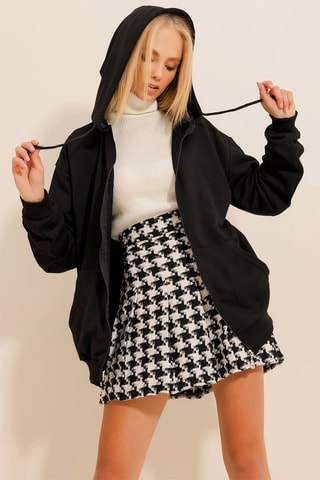 Sweat à capuche - Noir