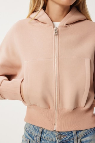 Sweat à capuche - Rose