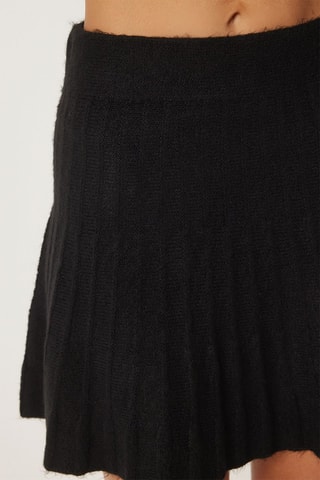 Pull et minijupe plissée - Noir