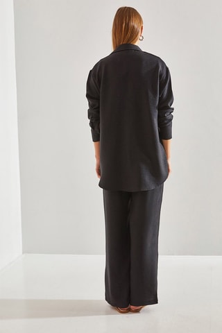 Surchemise et pantalon - Noir