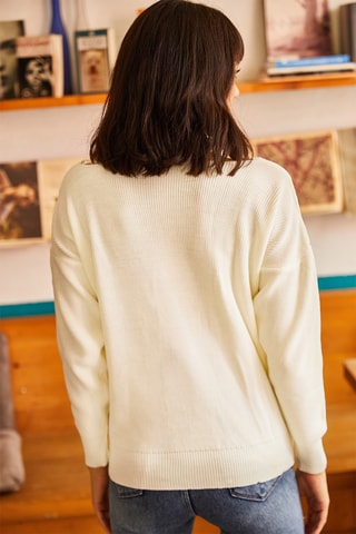 Blouse slim - Écru