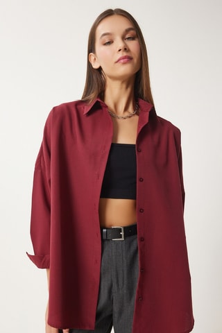 Chemise regular - Bordeaux