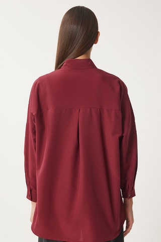 Chemise regular - Bordeaux