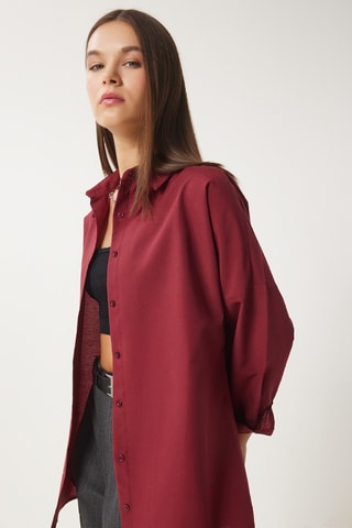 Chemise regular - Bordeaux