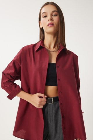 Chemise regular - Bordeaux