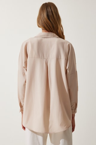 Chemise regular - Crème