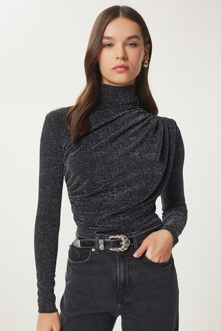 Blouse slim - Noir