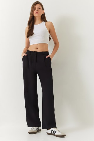 Pantalon palazzo - Noir