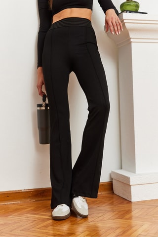 Pantalon flare - Noir