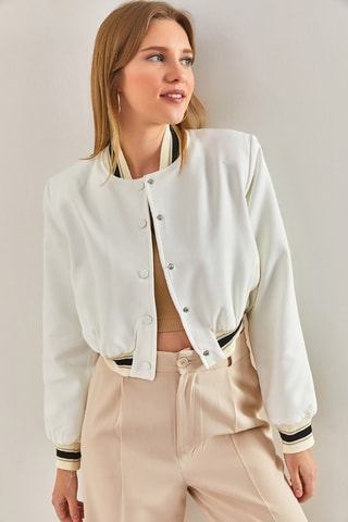Blouson regular - Blanc