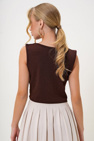 Gilet sans manches - Marron