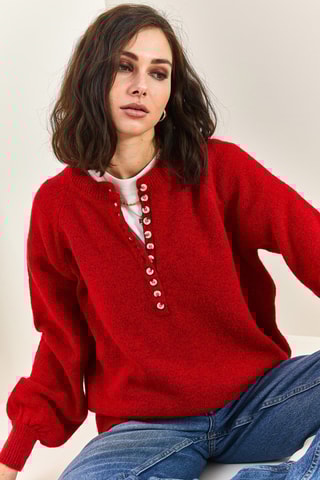 Pull regular - Bordeaux