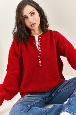 Pull regular - Bordeaux