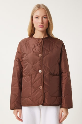 Veste regular - Marron