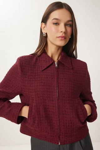 Veste regular - Bordeaux