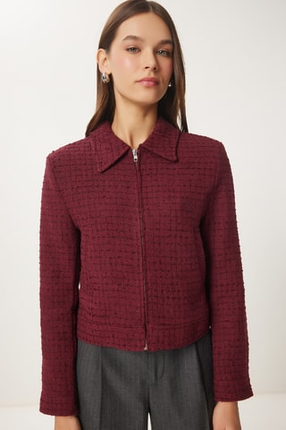 Veste regular - Bordeaux