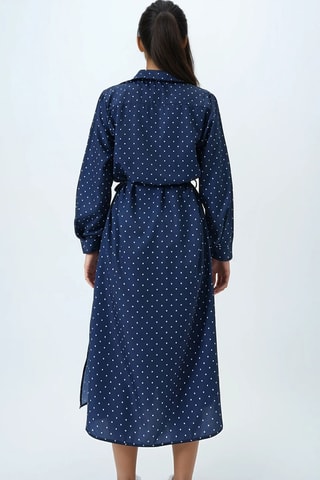 Robe chemise regular - Bleu marine