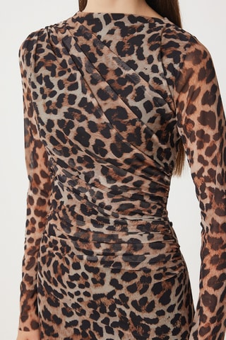 Robe slim - Marron