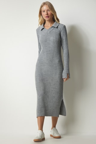 Robe polo regular - Gris