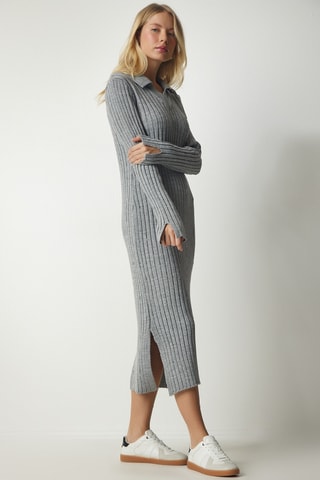 Robe polo regular - Gris