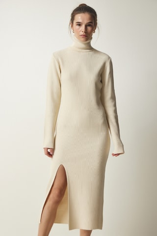 Robe pull - Crème