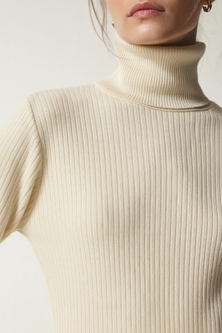 Robe pull - Crème