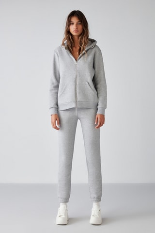 Sweat relaxed - Gris clair chiné
