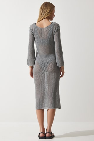 Robe longue regular - Gris