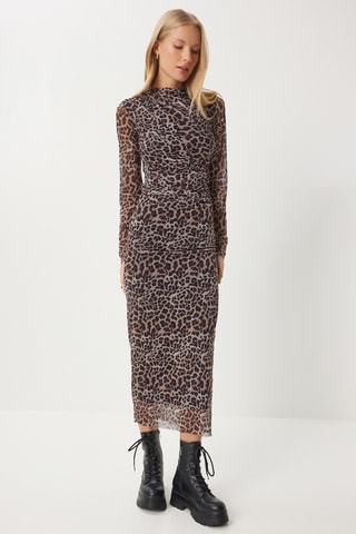 Robe slim - Noir et gris