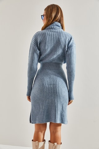 Robe pull regular - Bleu