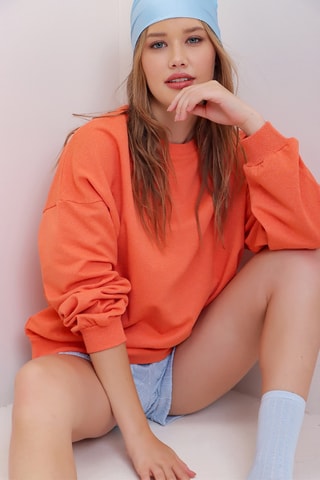 Sweat oversize - Orange