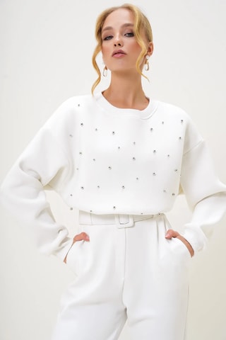 Sweat regular - Blanc