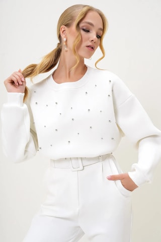 Sweat regular - Blanc