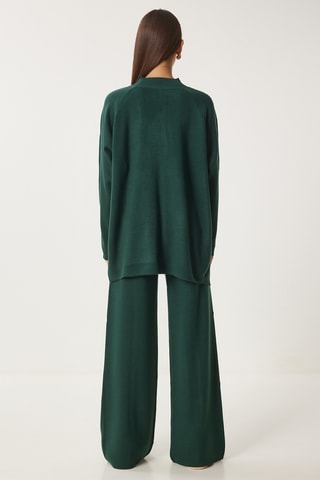 Pull et pantalon - Vert foncé