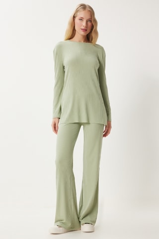 Blouse et pantalon - Vert clair