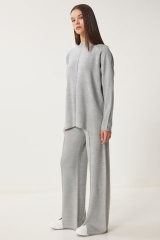Pull et pantalon - Gris clair
