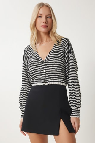 Gilet regular - Noir et blanc