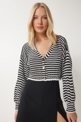 Gilet regular - Noir et blanc