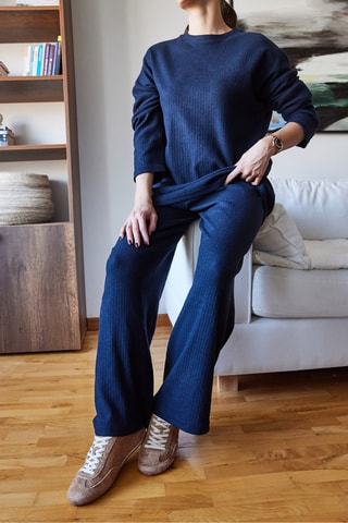 Pull et pantalon - Bleu marine
