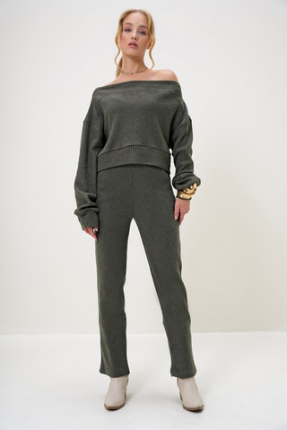 Sweat et pantalon - Kaki