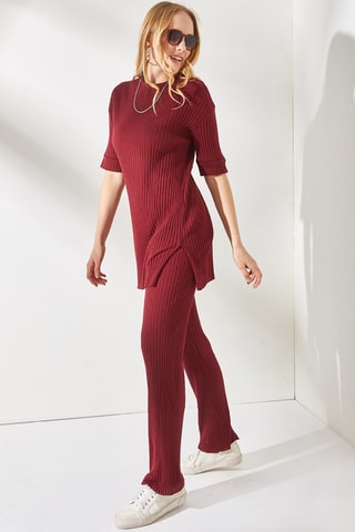 Top et pantalon - Bordeaux
