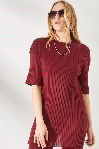 Top et pantalon - Bordeaux