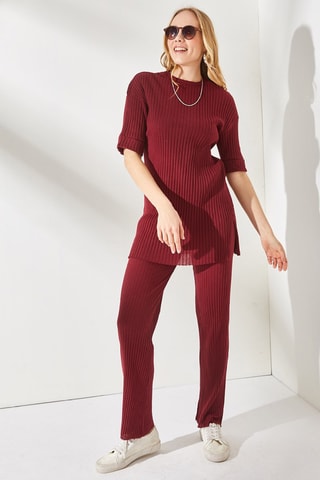 Top et pantalon - Bordeaux