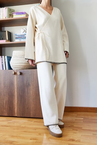 Pull et pantalon - Beige