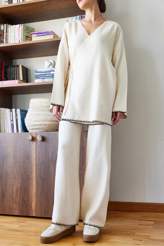 Pull et pantalon - Beige