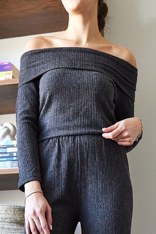 Top et pantalon - Noir